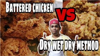 Pinagkaiba ng Battered chicken with egg at dry wet dry chicken  tips and tutorial [upl. by Aieka]