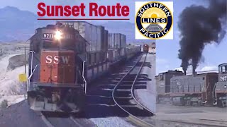 Southern Pacific’s Desert Raceway  The Sunset Route in 1995 [upl. by Wertz468]