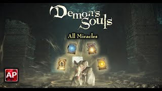 Demons Souls  All Miracles  AbilityPreview [upl. by Kissel]