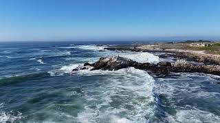 Flying Over the Pacific Coast  4K Aerial View [upl. by Worth]