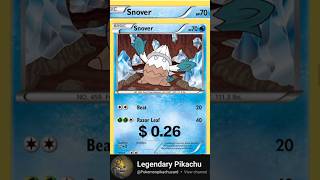 TOP RARE CARD SNOVER POKEMON pokemon vstaruniverse tcgshorts pokemongo pokémon [upl. by Sochor]