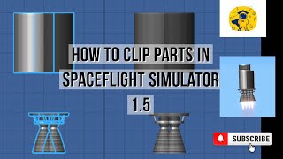 How to clip parts in Spaceflight Simulator 15  SFS [upl. by Neeneg]