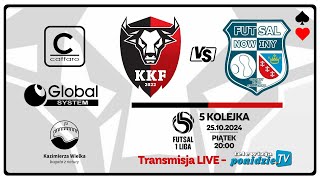 KKF Caffaro Global System Kazimierza Wielka vs GKS Futsal Nowiny  transmisja LIVE [upl. by Burlie]