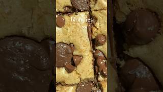 Brown butter blondies  recipe in description [upl. by Studnia]