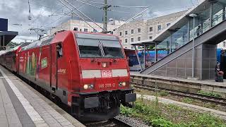 Abfahrt des Regionalexpress 4213 am 30052024 in Ulm Hbf [upl. by Eelime]