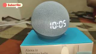 Echo Dot 4th Gen Unboxing and First Impressions  Whats New [upl. by Rosemary]