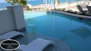 Sandals South Coast Jamaica Resort Dutch Village Beachfront Swimup Honeymoon Suite Room Tour [upl. by Ehud184]