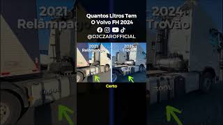 Tanques Enormes Veja Quantos Litros o Volvo FH 2024 Carrega [upl. by Shayn]