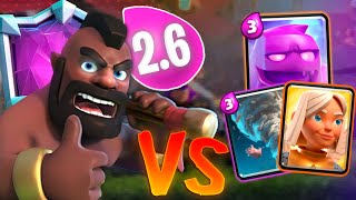 HOG 26 VS BATTLE HEALER  CLASH ROYALE [upl. by Netsrek725]