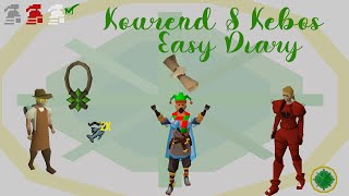 OSRS Kourend amp Kebos Easy Diary Guide  Ironman Approved [upl. by Dino179]