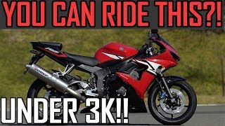 Top 5 BEST Motorcycles Under 3k  600cc Motorcycles [upl. by Apgar]