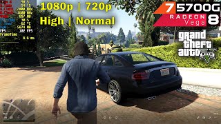 GTA 5  Ryzen 7 5700G  16gb  Radeon Vega 8 Graphics  No GPU  The Beast APU [upl. by Mcclure]