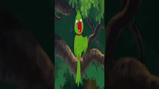 shorts Main Tota Hare Rang ka  Nursery Rhymes hindi cartoon [upl. by Guenevere]