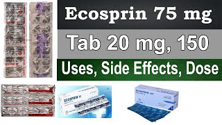 Ecosprin 75 mg  During pregnancy  Ecosprin 75 mg tablet uses in Hindi Side effectsDose Aspirin [upl. by Aniger]