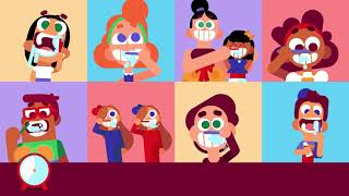 The Tooth Brushing Song  2minute tooth brushing song for kids [upl. by Nagel999]