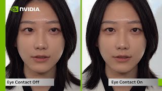 Maintaining Eye Contact in a Video Conference with NVIDIA Maxine [upl. by Tisbe607]