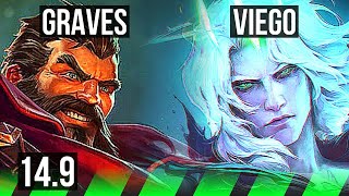 GRAVES vs VIEGO JGL  108 500 games  KR Diamond  149 [upl. by Zanas]