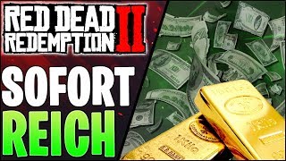 1500  in GOLD  Red Dead Redemption 2 sofortiger Reichtum über Goldbarren Fundort [upl. by Naerad]