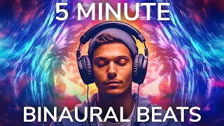 40 Hz Binaural Beats 5 Minutes For Studying [upl. by Rehpotsrhc]