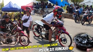 setting HONDA KARISMA 350CC sampai jebol‼️efek masukin gigi sering gagal piston nya Rungkat [upl. by Oap]