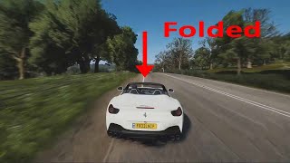 How to fold roof in Forza Horizon 4 [upl. by Wilkie]