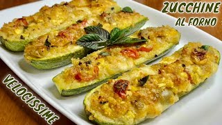 ZUCCHINE AL FORNO VELOCISSIME RICETTA [upl. by Ennairda]