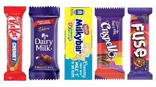 Milky Bar Vs Dairy Milk vs Crispello Vs KitKat vs Fuse [upl. by Dragon]