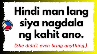 40 WAYS TO EXPRESS DISAPPOINTMENT IN FILIPINO  EnglishTagalog Phrases and Sentences [upl. by Ecinnaj]