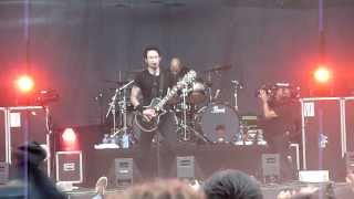 Trivium  Rain live at Hellfest 2012 [upl. by Nylcaj9]