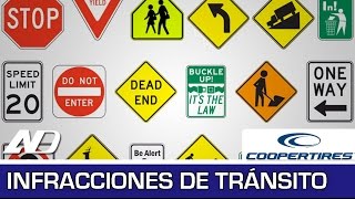 Las 9 infracciones de tránsito más comunes y sus penas  Cooper Consejos en AutoDinámico [upl. by Warp]