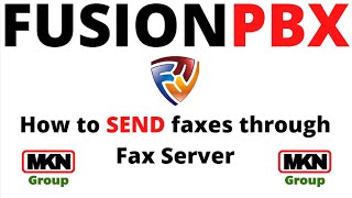 FusionPBX SEND faxes through Fax Server [upl. by Guibert]