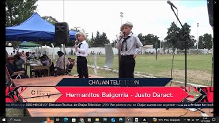 JINETEADA EN CHAJAN SE PRESENTARON EL DUO DE LOS HERMANITOS BAIGORRIA DE JUSTO DARCT [upl. by Rotkiv]