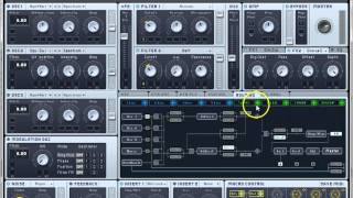 Thunderstorm Howling Wind Rain  Native Instruments Massive Tutorial [upl. by Astra]