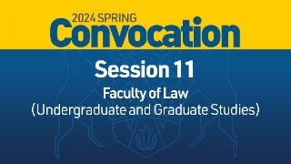 2024 Spring Convocation  Session 11 [upl. by Htenek]