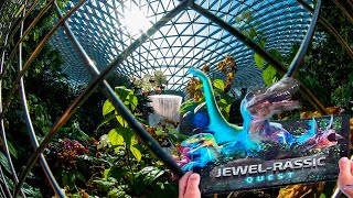 Jewelrassic Quest  AR Experience with Dinosaurs at Jewel Changi Airport [upl. by Marlee]