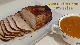 LOMO al HORNO con SALSA para CHUPARSE los DEDOS Receta económica y fácil [upl. by Arlan198]