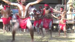 Mayi Wunba Aboriginal Dance Group at Laura Festival 2 [upl. by Erdreid]