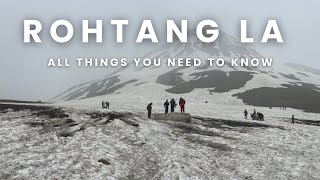 Rohtang Pass Vlog  All things you need to know  Unexpected Snowfall [upl. by Onek158]