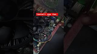 Install cpu fan properly cpu fan cpufaninstall [upl. by Llednek]