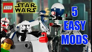 How to Mod the Clone and Battle Droid Battle Pack 75372  Lego Star Wars [upl. by Ahsimaj]