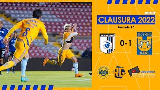 QUERETARO 01 TIGRES  J13 CLAUSURA 2022  GOLAZO DE YEFERSON SOTELDO [upl. by Tut]