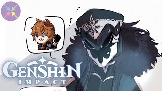 Capitano Has Crazy Fans Genshin Impact Comic Dub [upl. by Anilrac]