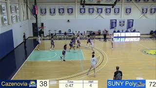 Cazenovia College Womens Basketball vs SUNY Poly [upl. by Standley265]