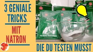 3 geniale Tricks mit Natron für Haushalt Wäsche und Genuss [upl. by Prendergast232]