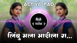 लिंबू मला मारीला ग active pad mix  Marathi Dj song  Gavthi Halagi Mix  new dj remix sond Dj [upl. by Ainotahs]