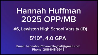 Hannah Huffman  Judy Fong Tournament Highlights 2024 [upl. by Linzy]