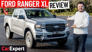 2023 Ford Ranger XL inc 0100 review One of the cheapest Rangers you can buy [upl. by Euqirat724]