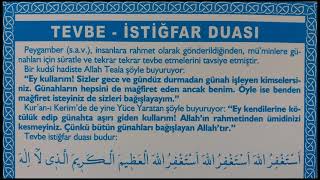 TEVBE  İSTİĞFAR DUASI [upl. by Everest]