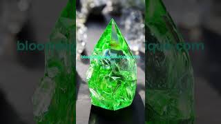 Just wow andara glass crystals glass crystalshop wow stunning aqua emerald sculpture [upl. by Uos]