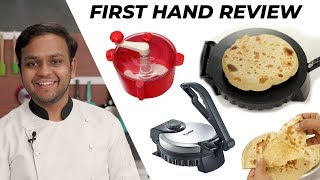 Roti Maker amp Atta Dough Maker Machine Review  CookingShooking [upl. by Peter532]